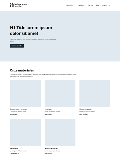 wireframe website voorbeeld